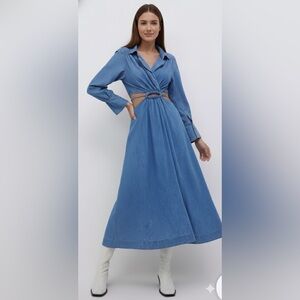 Jonathan Simkhai Alex Denim dress size 4 NWOT